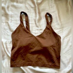 Lululemon align brown tank top size 6